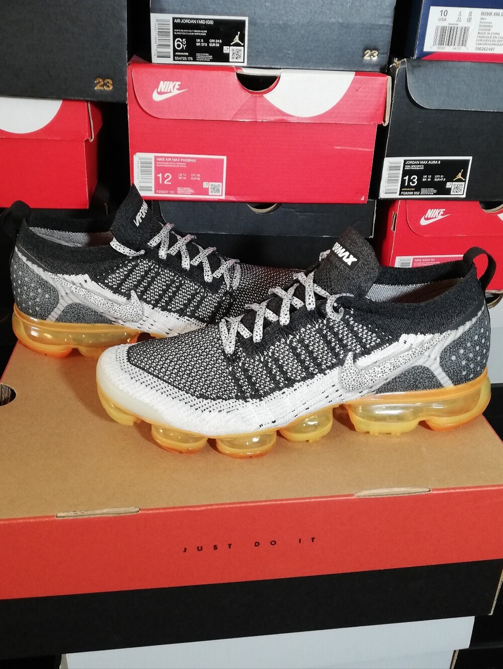 Nike Vapormax Flyknit 2 "SAFARI" Men US size 11 Great Condition
